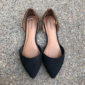 Black/Brown Flats